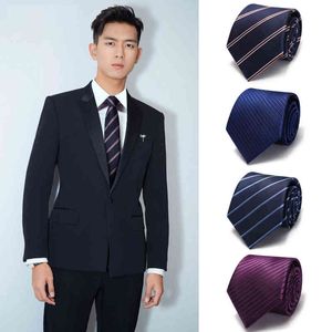 Hochwertige Seiden-Polyester-Krawatte für Männer, Markendesigner, 8 cm, Hochzeit, Business-Mode, Luxus-Kleid, Anzug, Krawatte mit Geschenkbox