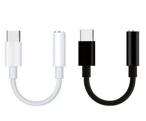 Adaptery telefonów komórkowych Nowy typ C do 3.5 Kabel słuchawkowy Słuchawki USB do 3,5 mm Adapter słuchawki AUX dla Huawei Mate P20 Pro Xiaomi Mix