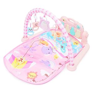 3 W 1 Dziecko Niemowlę Gym Zagraj w Mat Fitness Music Pedal Pedal Edukacyjne Zabawki USB Baby Play Mat