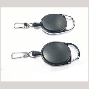 DHL Retractable Pull Schlüsselanhänger Kette Kreative Lanyard Schlüsselanhänger Halter Stahldrahtseil Schnalle Schlüsselanhänger Tasche Autozubehör Party ZZD8867