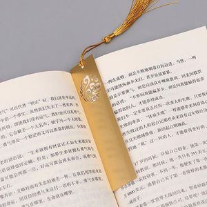 Bookmark 1Pcs Vintage Chinese Style Metal Hollow Out Tassel Book Marks School Supplies For Teacher Student Gifts Stationery