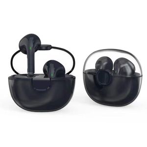 Novos TWS sem fio Bluetooth telefone celular fones de ouvido transparente espaço cápsula de cápsula semi-in-orelha