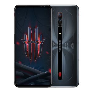 Original Nubia Red Magic 6S Pro 5G Mobile Phone Game 8GB RAM 128GB ROM Snapdragon 888 Plus Octa Core 64MP Android 6.8" AMOLED Full Screen Fingerprint ID Smart Cell Phone