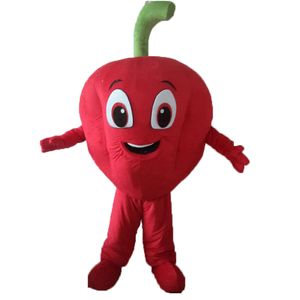 Halloween Green Chilli Mascot Costume Cartoon Hot Pepper Anime Theme Character Christmas Carnival Party Fancy Costumes Adult Outfit