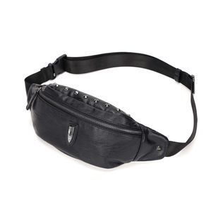 Men's Waist Bag Leather Fanny Pack New Male Shoulder Chest Bags for Phone Travel Man Belt Pouch Murse Women Bum Bag