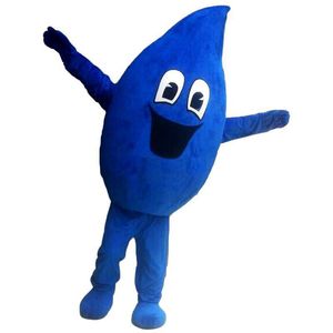 Halloween Raindrop Mascot Traje de Alta Qualidade Cartoon Plush Anime Tema Caráter Adulto Tamanho Do Natal Carnaval Carnaval Festa de Aniversário Fantasia Outfit