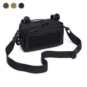 Stuff säckar 1000D Tactical Molle Pouch Bag Militär Crossbody Chest Waist Nylon Shoulder Jakt Pack Tool