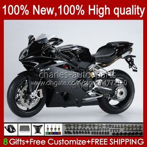 Bodys kit For MV Agusta F4 R312 750S 750 1000 R CC S 1000CC 05-06 Bodywork 35No.22 312 1078 S 312R 750R Matte black 1000R Cowling 2005 2006 MA MV F4 05 06 OEM Fairings