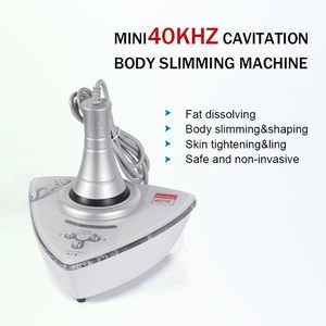 Portable Single Head 40K Cavitation Slimming Machine / Body Lift Vikt Reducera enhet / Stark Ultraljud Celluliter Avlägsnandeutrustning