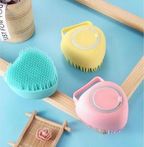 Puppy Brush Dog Grooming Bath SPA Shampoo Pet Massage Comb Soft Silicone Brushes Cat Shower Hair Removal Combs Pets Cleaning Grooming Tool