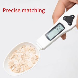 500g / 0.1g portátil lcd escala de cozinha digital medição colher grama eletrônico colher de salão de volum de peso nova alta qualidade