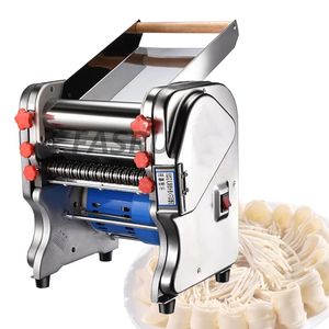 Macchina per pressare le tagliatelle elettriche Macchina per la pasta Tagliatella per pasta in acciaio inossidabile per uso domestico Tagliatelle a rulli per gnocchi Fare involucri di farina