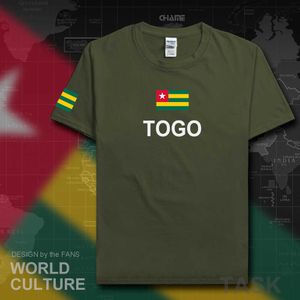 Togo Togolese Togolaise Camiseta Moda Jersey Nation Team 100% Algodão T-shirt T-shirt T-shirt Tees Country Sporting Gyms TG Tgo X0621