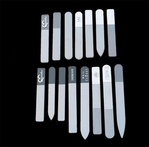 Nail Tools Transparent Nano File Sponge Square Polering Artifact Strip Logo Anpassning och Partihandel Gratis Ship 500