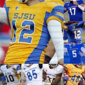 Personalizado San Jose State Spartans Sjsu College Futebol Jrosh Josh Amor Dejon Packer Nick Nash Walker Gaither Hamilton Osuna Starkel Robinson