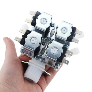 DN20 DC12V 24V 36V AC220V G3/4" 1 In 4 Out Electromagnetic Normally Closed Water Drain Electric Water Inlet Solenoid 210727