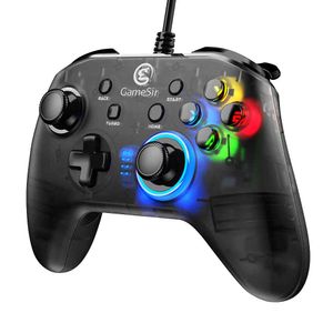 GameSir T4W USB проводной контроллер игры, геймпад с вибрацией и турбонадной функцией, джойстик Windows 7/8/10 PC