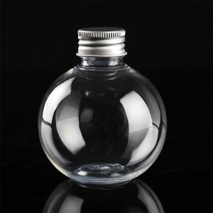 25 Stück Plastikflaschen, leer, auslaufsicher, 150 ml, transparenter Behälter, Kugelflasche für Heimdekoration, 211130