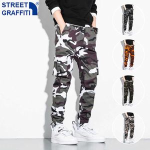 Uomini Camouflage Jogger Cargo Pants Outdoor Tattico Militare Pantalone Casual Streetwear Tasche Pantaloni Uomo Cotone Pantaloni Big Size 8XL 210707