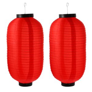 2 sztuk Chińskie / Japońskie Wiszące Papier Lantern Craft DIY Lamon Wodoodporna Ball Materiały Urodzinowe Wesele Wystrój