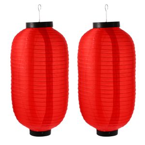 2pcs kinesiska / japanska hängande papper lykta hantverk diy lampion vattentät boll levererar födelsedag bröllop dekor