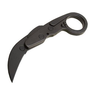 Neue taktische Messer 9Cr18Mov Stahlklinge Karambit Klauenmesser Edelstahlgriff H5421