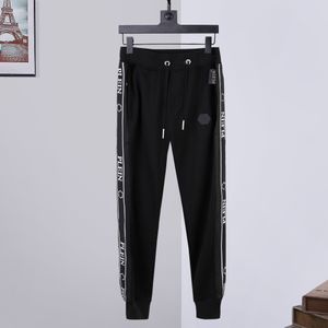 Plein الدب الركض بنطلون الأحجار القوطية رجل إمرأة السراويل الرياضة مصممي الفاخرة sweatpants الرباط ركض زوجين ماركة الملابس 84190