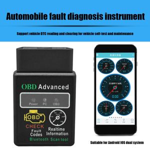 Kodläsare skannar verktyg ELM327 v2.1 Bluetooth-kompatibel 5.1 OBD2-skanner Automotive Analyzer diagnostisk obdii bilmotorfel läsare