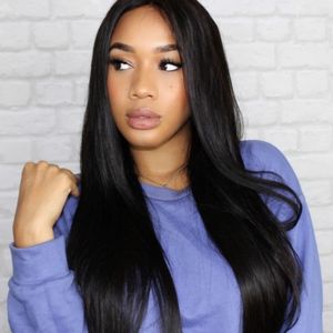 70cm 28 inches Long Synthetic Hair Wig Styles Straight Wigs Hairpieces for Black and White Women Perruques 010#