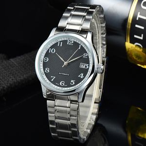 Mechanical automatic movement mens watch stainless steel stap clear back fashion business watches splash waterproof wristwatch classcial montre de luxe