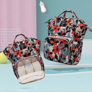 Saco de fralda Sunflower leopardo madela mochila impermeável fralda totes grande capacidade de viagem Baby Baby Sacos Zyy782