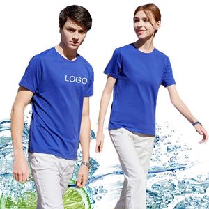 aggiornamento t-shirt in cotone tessuto t-shirt slim uomo più giovane fatto su misura personalizza plus size xxl 3xl 4xl top