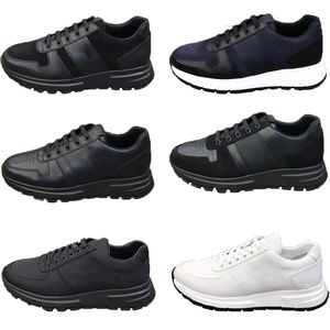 Mężczyźni PRAX 01 sznurowane trampki ponownie nylonowa tkanina gabardyna płaskie buty czarne białe skórzane buty na platformie najwyższej jakości siatkowe nylonowe buty do biegania na co dzień z pudełkiem 276