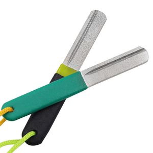 2 шт. Портативные наружные рыболовные крючки Заточкой HONE Diamond Manging Tool Tool Fish Accessorents