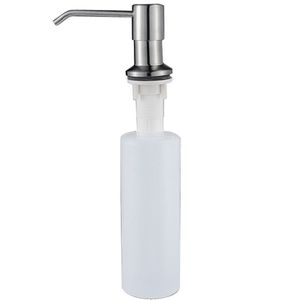 304 Accessori per parti sottovuoto in acciaio inossidabile Bagno Cucina Dispenser di sapone liquido Cucine Lavello bottiglia disinfettante per le mani WH0059