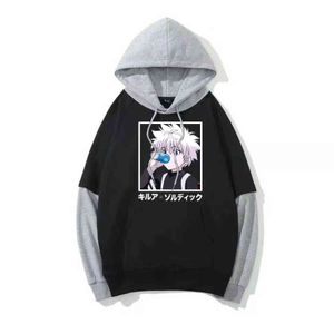 Anime Hoodies Harajuku Style Print Popular Top Unisex Loose Hoodies Hunter X Hunter Y211118