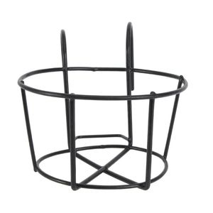多肉植物の吊りプランターポット植木鉢と幾何学的な鉄の金属スタンドサイズ（黒）プランターポット
