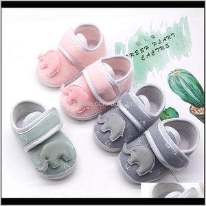 First Walkers Baby, Kinder-Mutterschaftsklasse Baumwolle Cartoon Born Girls Infant Schuhe Prewalkers Crib Shoe Baby Boys Schuhe Drop Lieferung 2021