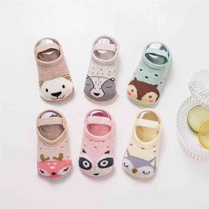 Baby Toddler Cartoon Animal Floor Socks Girl Footwear 210528