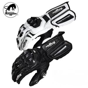 Motorcycle leather carbon fiber gloves Furygan cross-country mountain bike motorcycle riding rider 211124