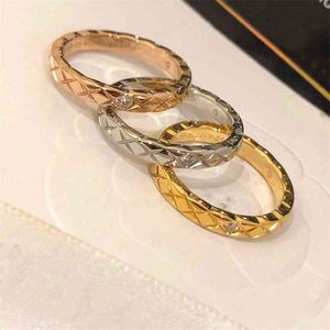 Reine Silberne Ringe Für Frauen großhandel-Europäische berühmte Marke Pure Sterling Silber Schmuck für Frauen Luxus Crush Lozenge Gold Geometrischen Ring Farben