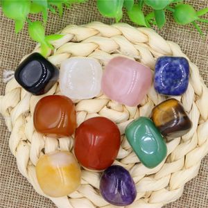 Crystal Tears Chakra Stones Healing Crystals Set of 7 10 Natural Tumbled Polished Reiki Gemstone Sets for Meditation Yoga Witchcraft Balancing Crystal Therapy