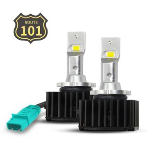Route101 D1S D2S D3S D4S D2R D5S D8S Car Headlight CanBus No Error HID Auto Bulb to 6000K White 35W LED Lamp Conversion Kit