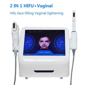 2In1 Ultraljudsfokus HIFU Vaginal utjämning Åtdragning Hudföryngring Kroppsform Maskinytan Vagina Lift Anti Aging