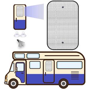 RV janela janela tampa de clarabóia dupla face shade trailer trailer blindagem regula a temperatura 16 x 24 polegadas