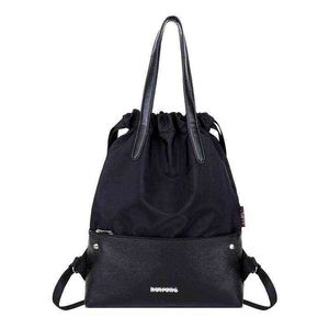 Drawstring Backpack String Bag Waterproof Sackpack Cinch Sack Gymsack Y1105