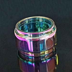 Arco íris Colorido Vape Vape Bubble Fat pyrex Tubo de vidro para EHPRO Modelos diferentes Billow V2 Nano V3 Plus Bachelor X RTA ml Atacado componente E Cig