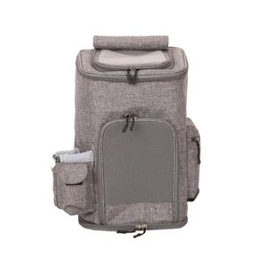 Wholesale top open backpack resale online - Dog Car Seat Covers Waterproof Padded Fabric Pet Puppy Cat Backpack Rucksack Carrier Bag Top Open Soft Side Breathable Mesh For Travel Campi