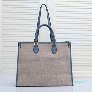 Handväska Kvinnor Luxurys Designers Väskor 5-Färg Travel Bag Bag Tyg Mönster Material Stor-kapacitet Shopping Bag-Wallet S