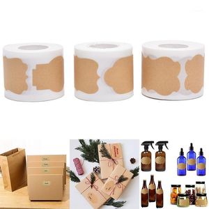 150pcs/Roll Self-adhesive Labels Stickers Kitchen Waterproof Spice Jam Jar Bottle Tags Gifts Box Package Gift Wrap